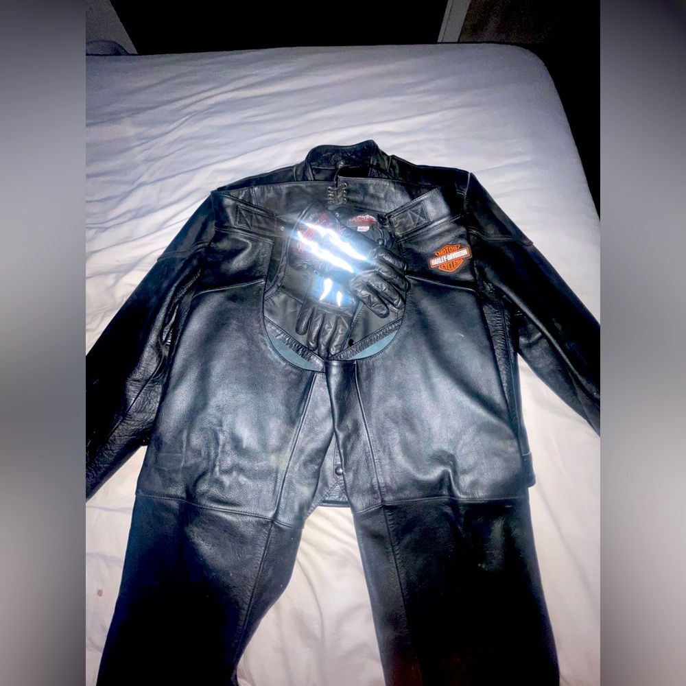 Wilsons leather Harley Davidson motorcycle gear